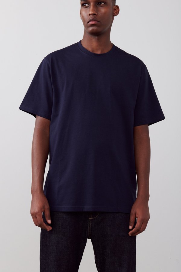 Studio Nicholson Letra T-Shirt - Dark Navy | Garmentory