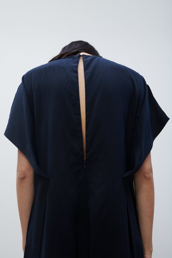 STUDIO NICHOLSON ニットワンピース navy size1 美品】STUDIO 