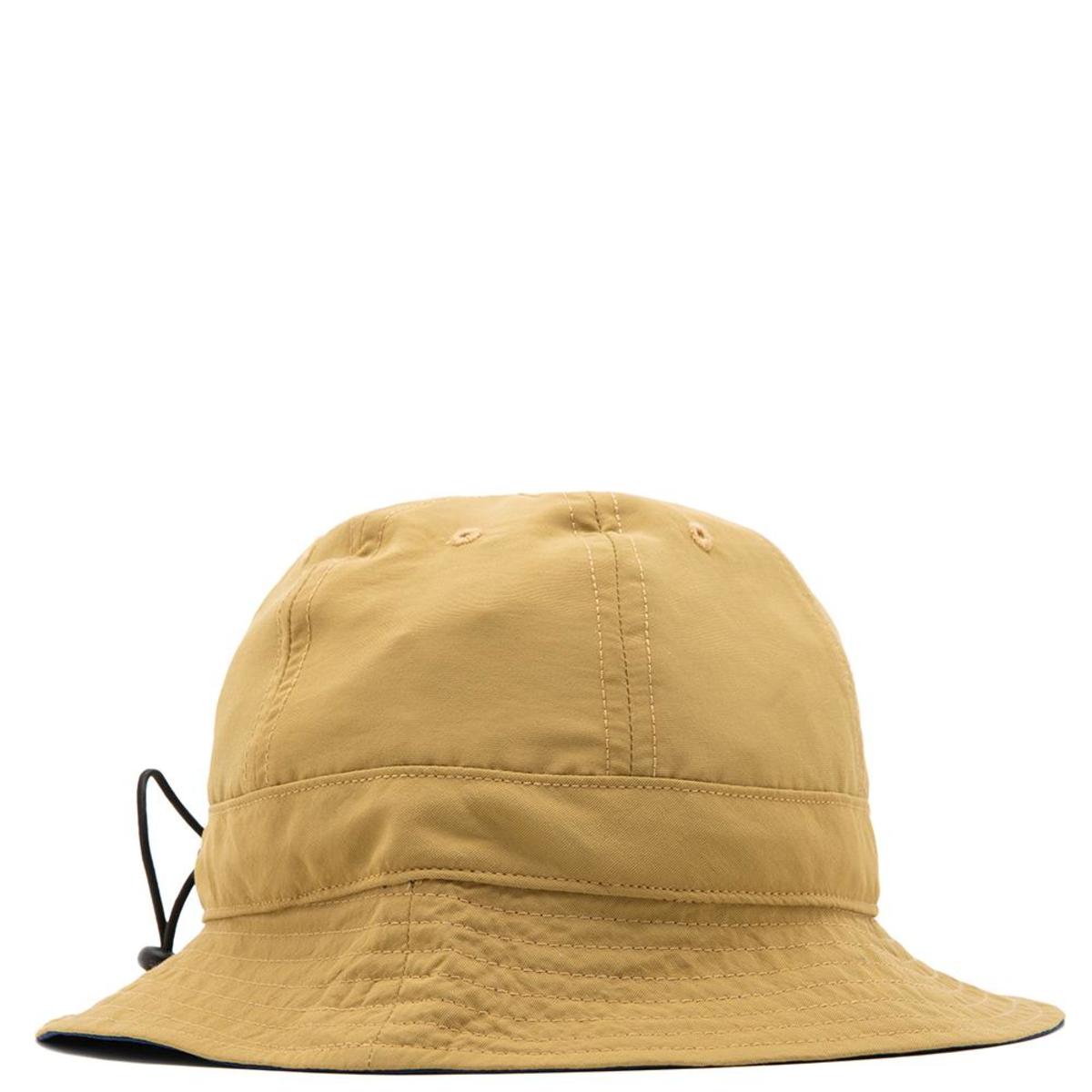 Pop Trading Company Reversible Bell Hat - Khaki/Navy - Image 1 of 3