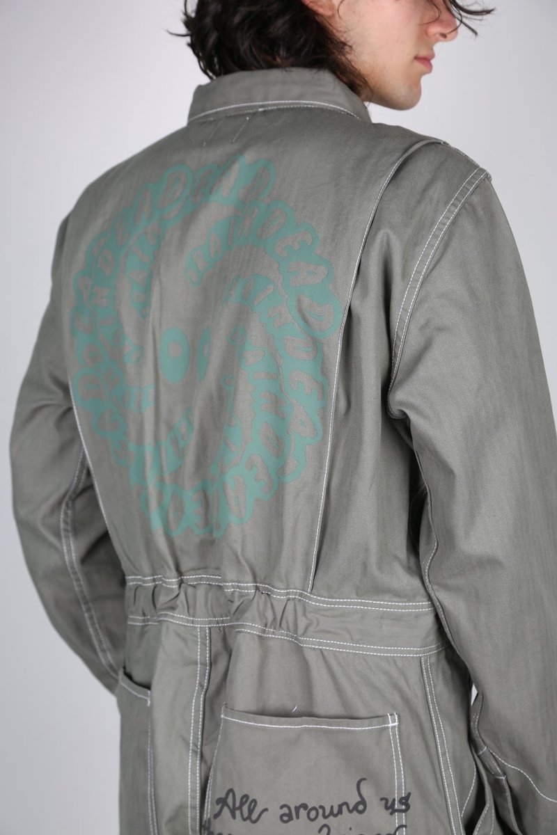 Brain Dead　Mechanics Jumpsuit つなぎ Brain Dead Printed Jumpsuit | Garmentory