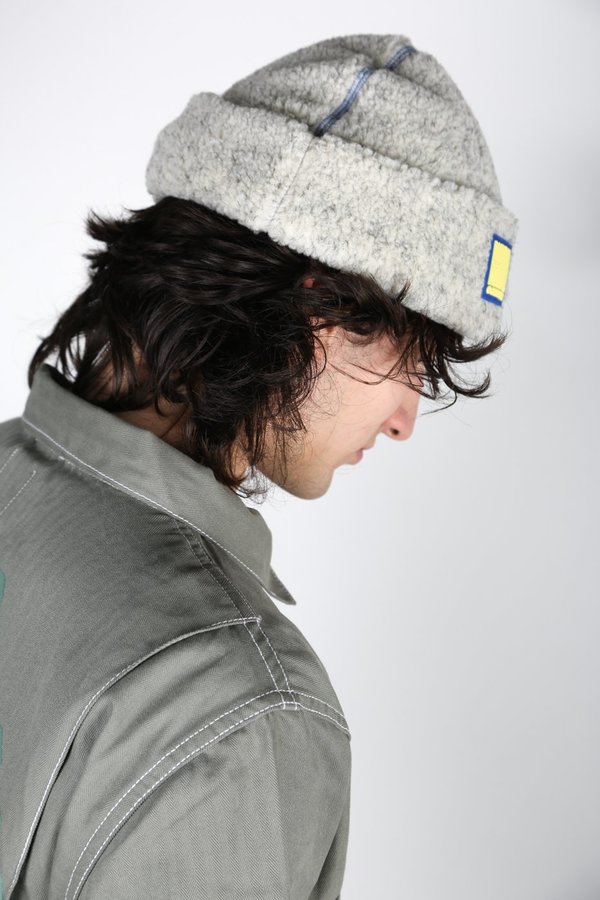 Brain Dead Sherpa Beanie - Cream | Garmentory