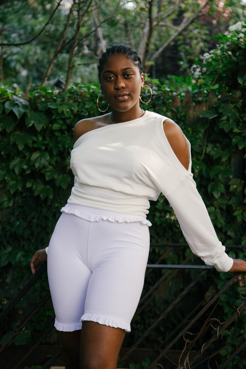 Oori Ott Ida Mono Shoulder Pullover - White | Garmentory