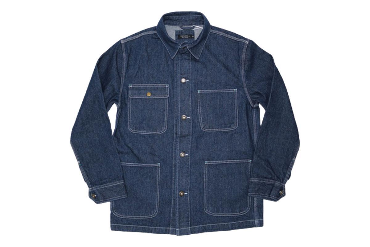 ジャケット・アウター OLD BLUE BLUE denim coverall fade grunge Vintage EL Japan 50's Denim Coverall Chore Coat | Garmentory