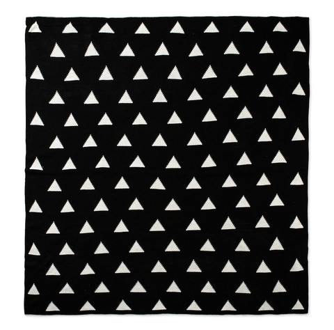 Modern Burlap Large Reversible Triangle Blanket Modern Burlap Large Reversible Triangle Blanket