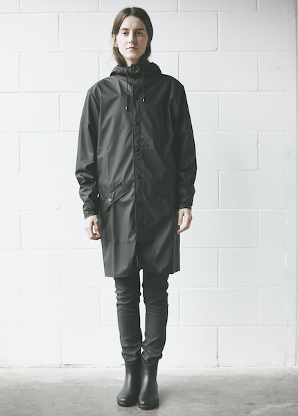 Rains - Long Jacket in Black Rains - Long Jacket in Black