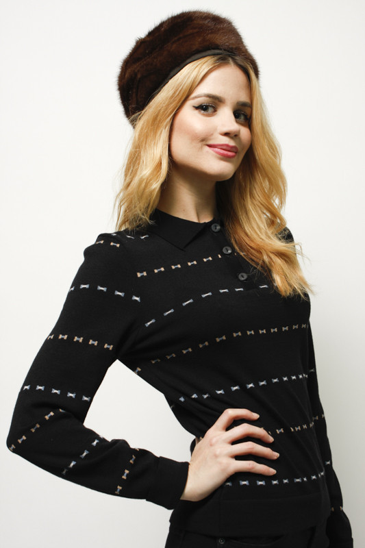 DIARTE - JOEL MERINO WOOL POLO SWEATER DIARTE - JOEL MERINO WOOL POLO SWEATER