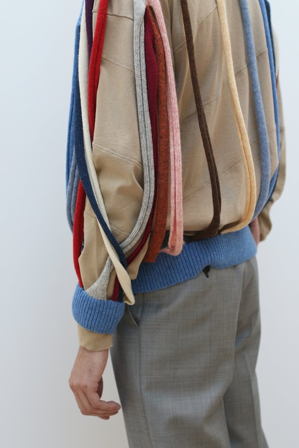 JW ANDERSON Virgin Wool Tubular Jumper Knit Sweater | Garmentory JW ANDERSON Virgin Wool Tubular Jumper Knit Sweater | Garmentory