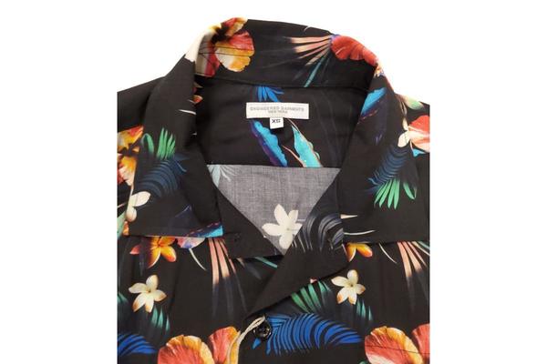 Engineered Garments Floral Camp Shirt - Black Tropical | Garmentory