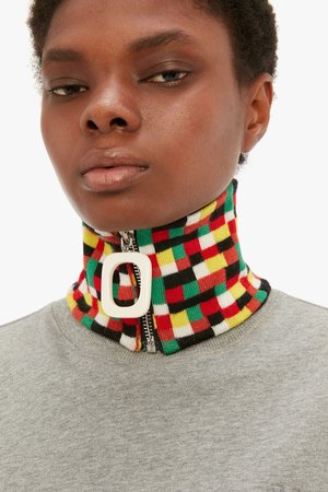 JW ANDERSON JWA Neckband - Rainbow Block | Garmentory
