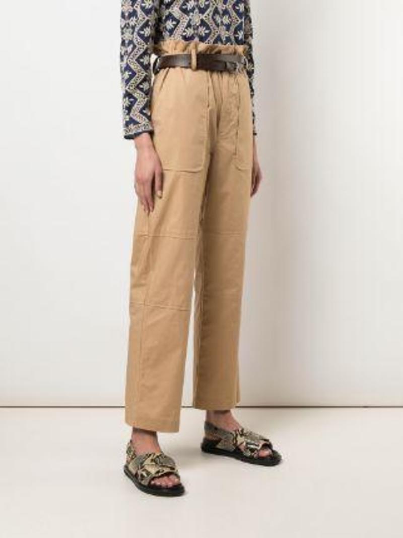 【DEARMINE】Scott Wide Cotton Pants SEA Scott Pant - Khaki | Garmentory