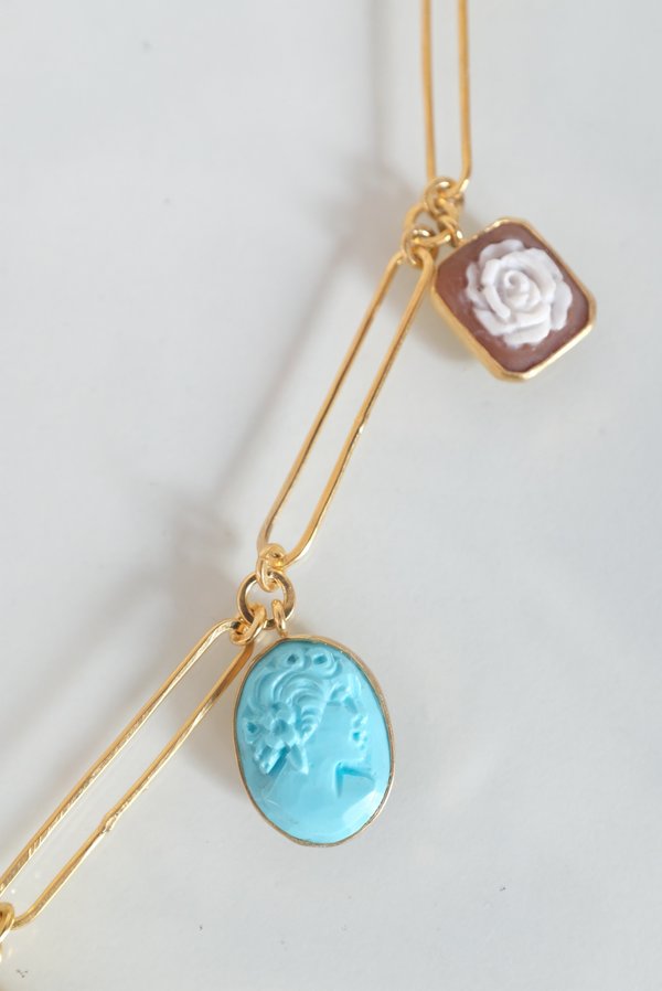 Grainne Morton Handmade Chain Charm Necklace - 18K Gold Plated Grainne Morton Handmade Chain Charm Necklace - 18K Gold Plated