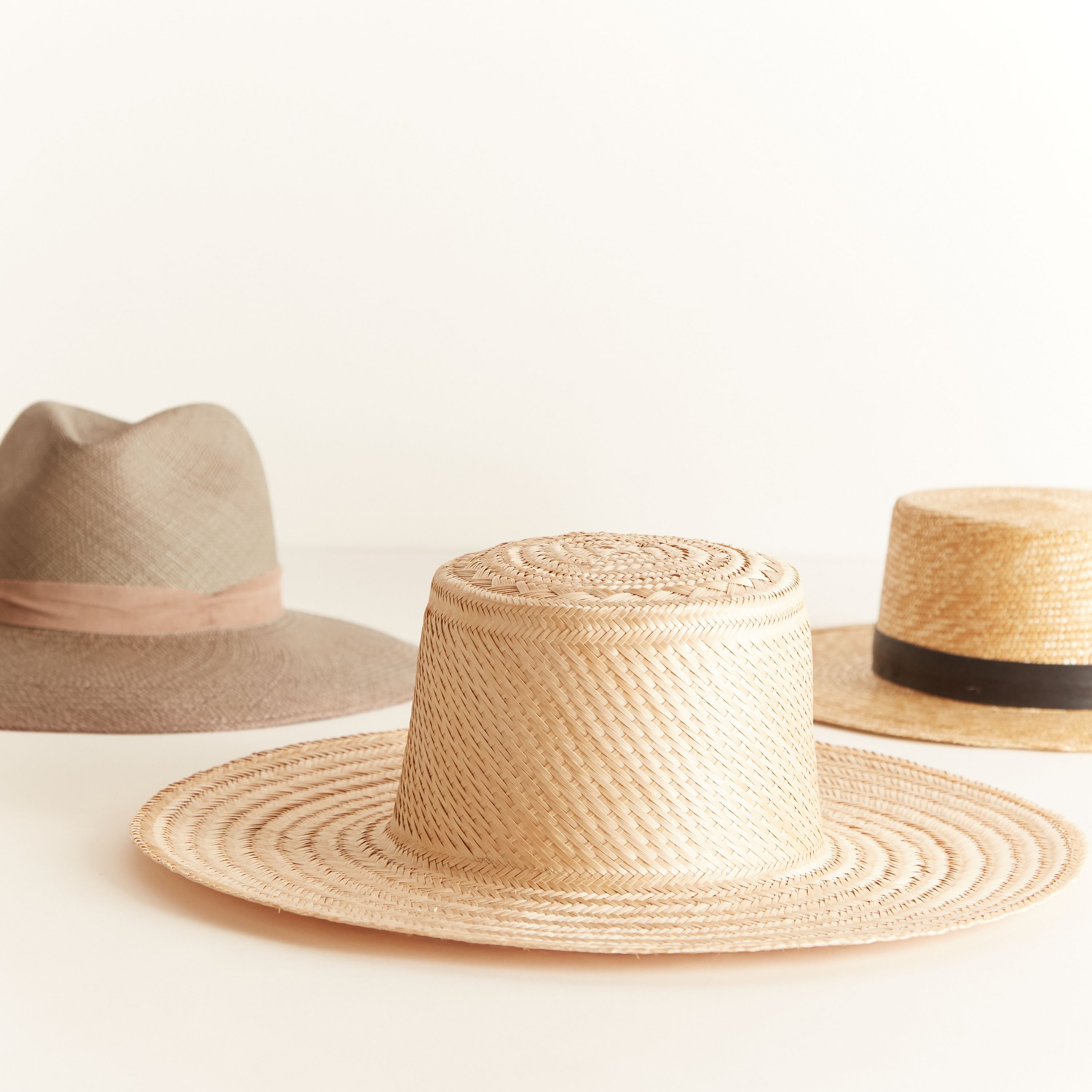 Janessa Leone Elsa Natural Straw Hat Janessa Leoné Sherman Hat - Natural – Soleil Blue main image 3