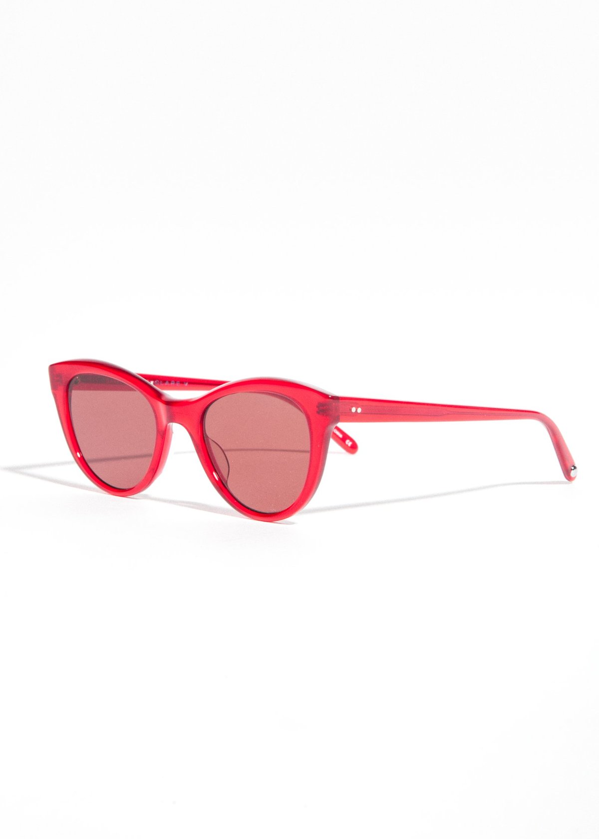 Garrett Leight GLCO x Clare V 47 Coquelicot Sunglasses  display picture 2