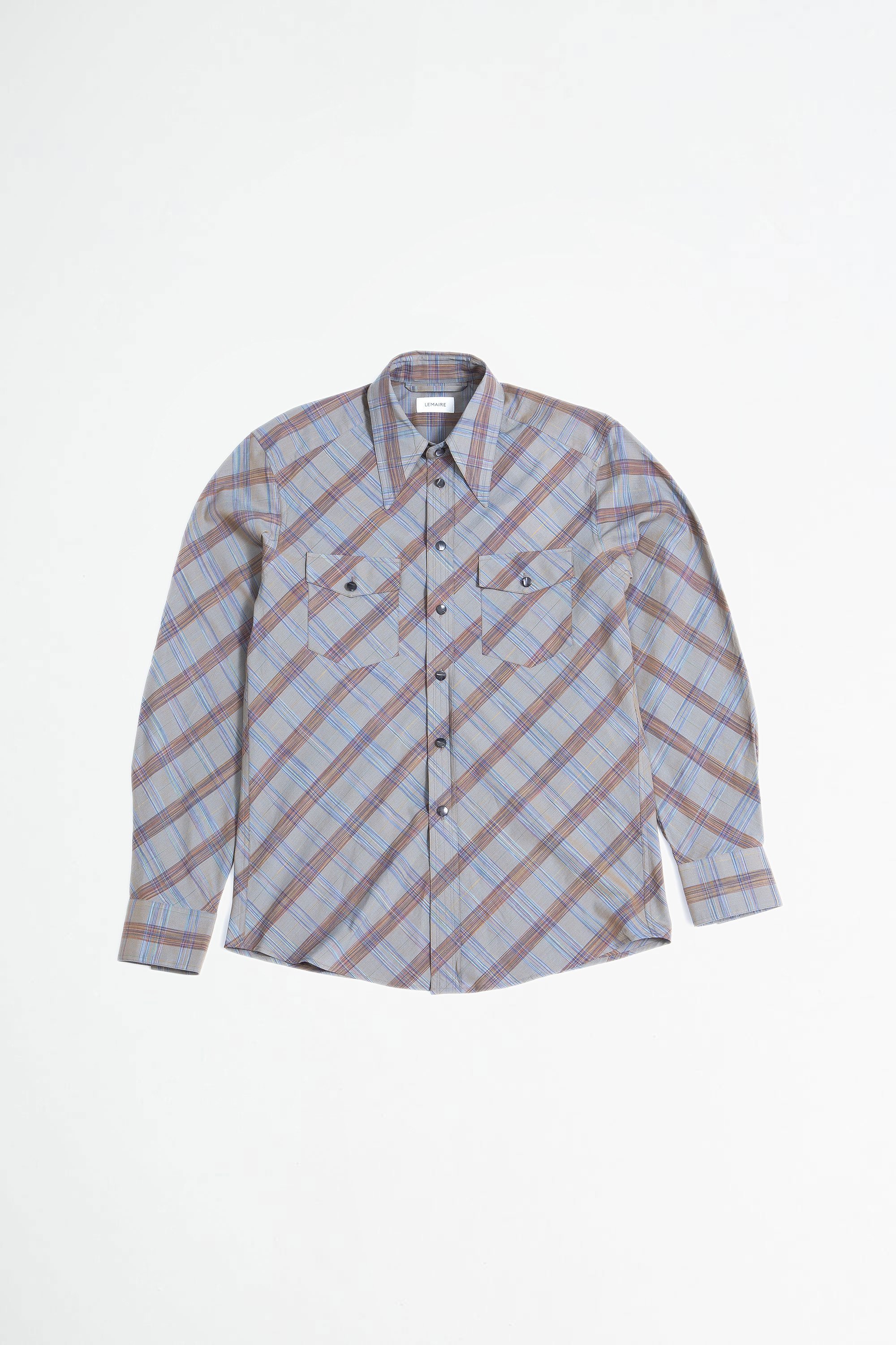 Western-shirt-grey-check-