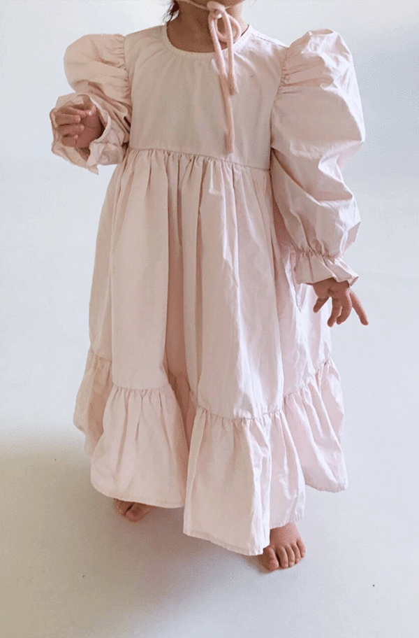 Kids Monbébé Rococo Dress - Light Pink Kids Monbébé Rococo Dress - Light Pink