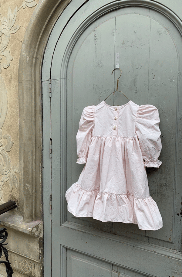 Kids Monbébé Rococo Dress - Light Pink Kids Monbébé Rococo Dress - Light Pink