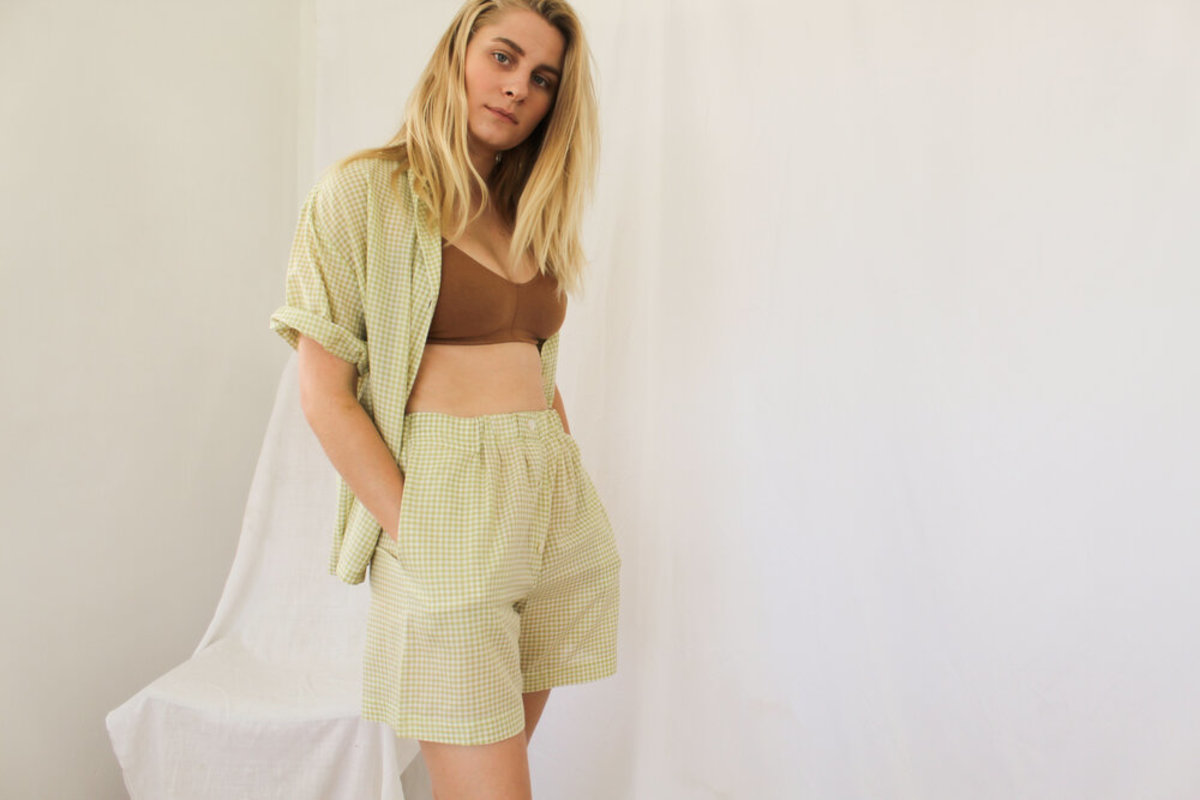 General Sleep Camilla Set - Pear Gingham  - Image 2 of 10