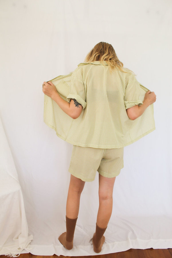 General Sleep Camilla Set - Pear Gingham 