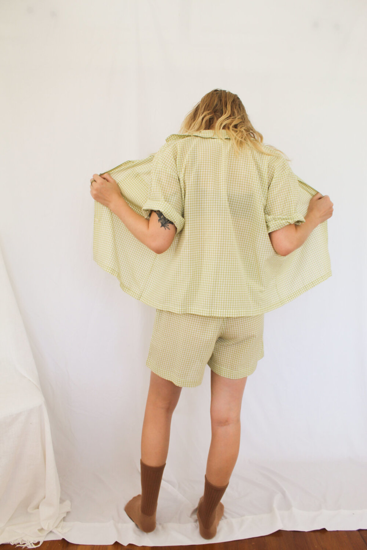 General Sleep Camilla Set - Pear Gingham  - Image 6 of 10