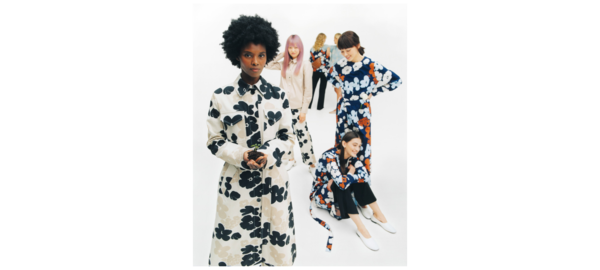 Marimekko Juttu Kevattalkoot Coat - Tan/Black/White | Garmentory