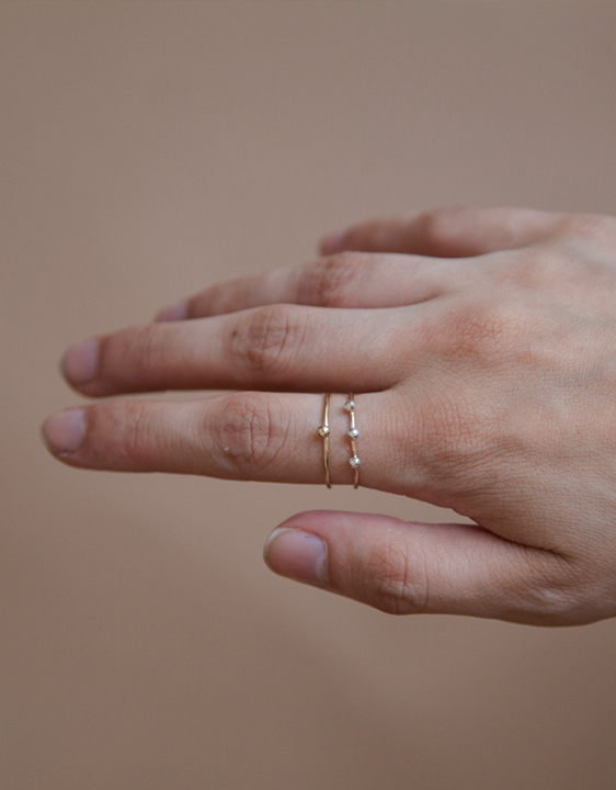 One Six Five Triple Fleck Ring One Six Five Triple Fleck Ring