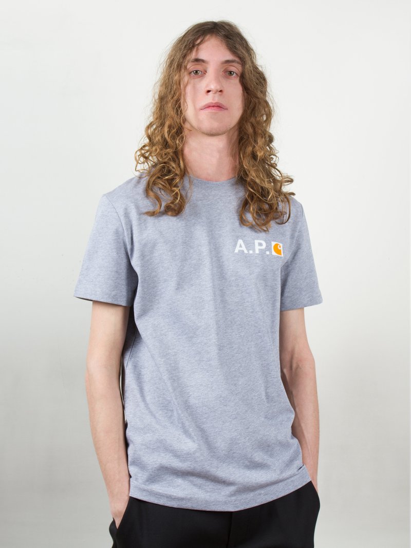 x Carhartt WIP Fire T Shirt Heather Grey