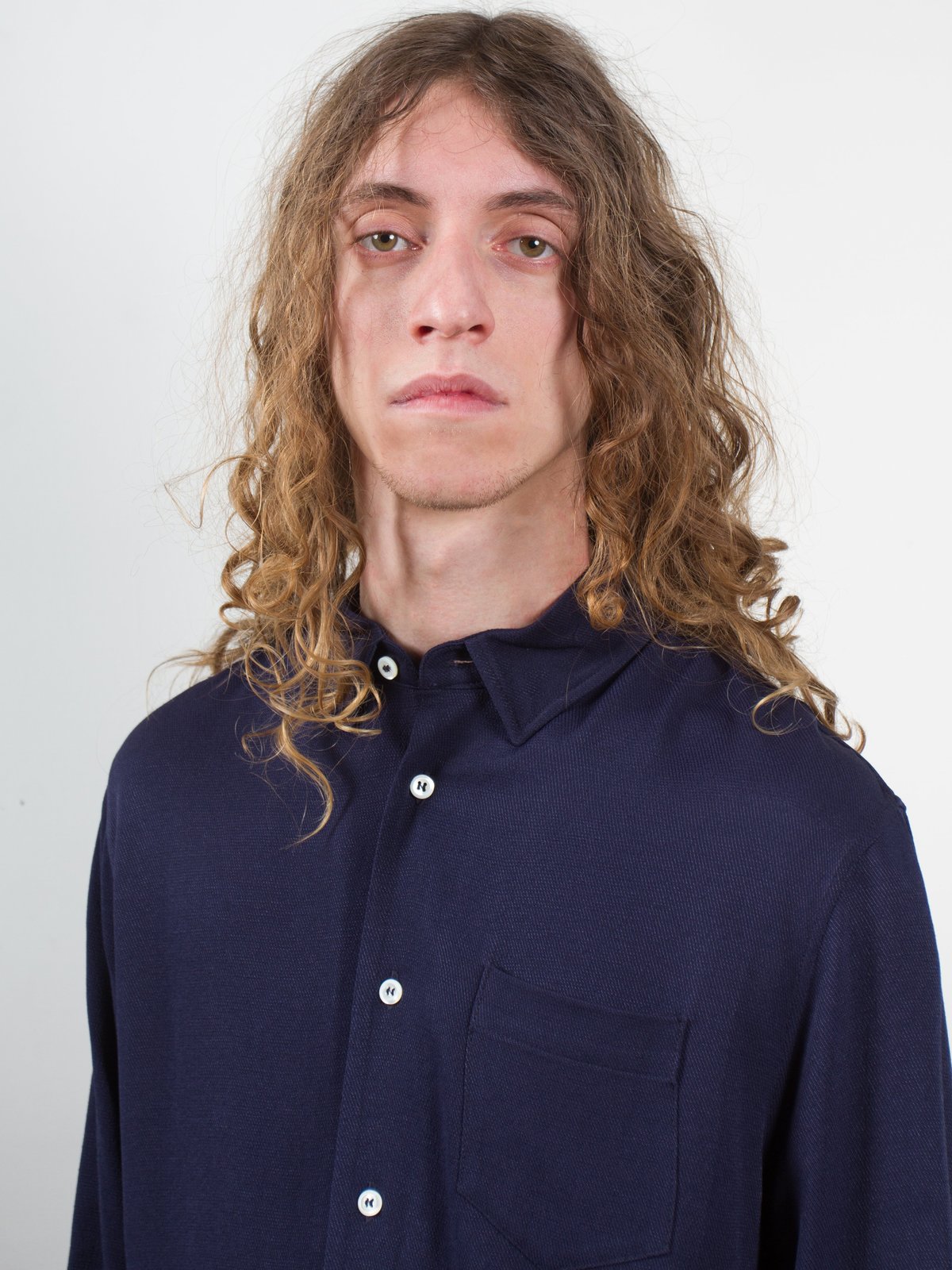 Sefr Hampus Shirt - dark navy | Garmentory