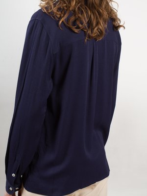 Sefr Hampus Shirt - dark navy | Garmentory