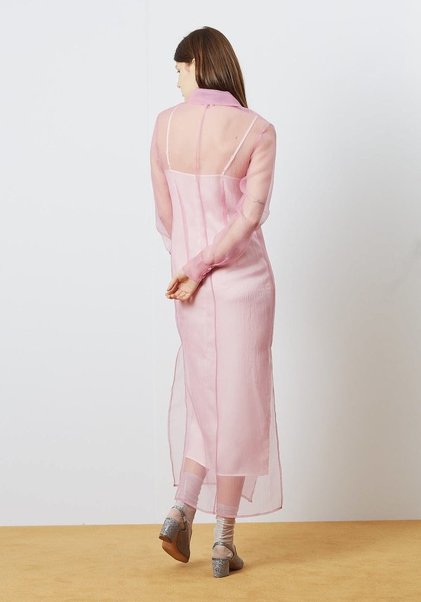 Staud Shell Frank Dress - Pink Staud Shell Frank Dress - Pink