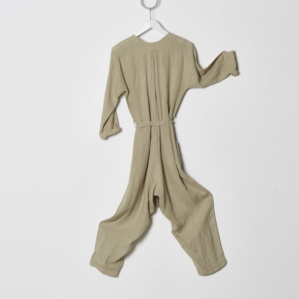Black Crane Painters Jumpsuit - Cement Black Crane Painters Jumpsuit - Cement