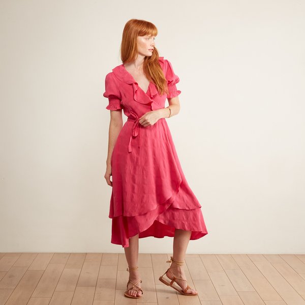 the odells wrap dress