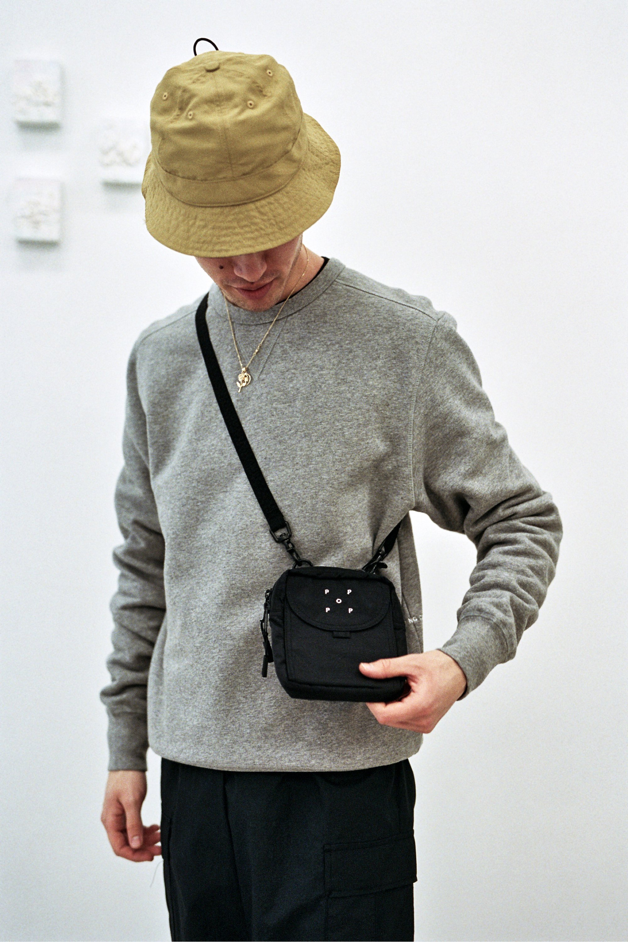 Pop Trading Company Passport Pouch - Black | Garmentory