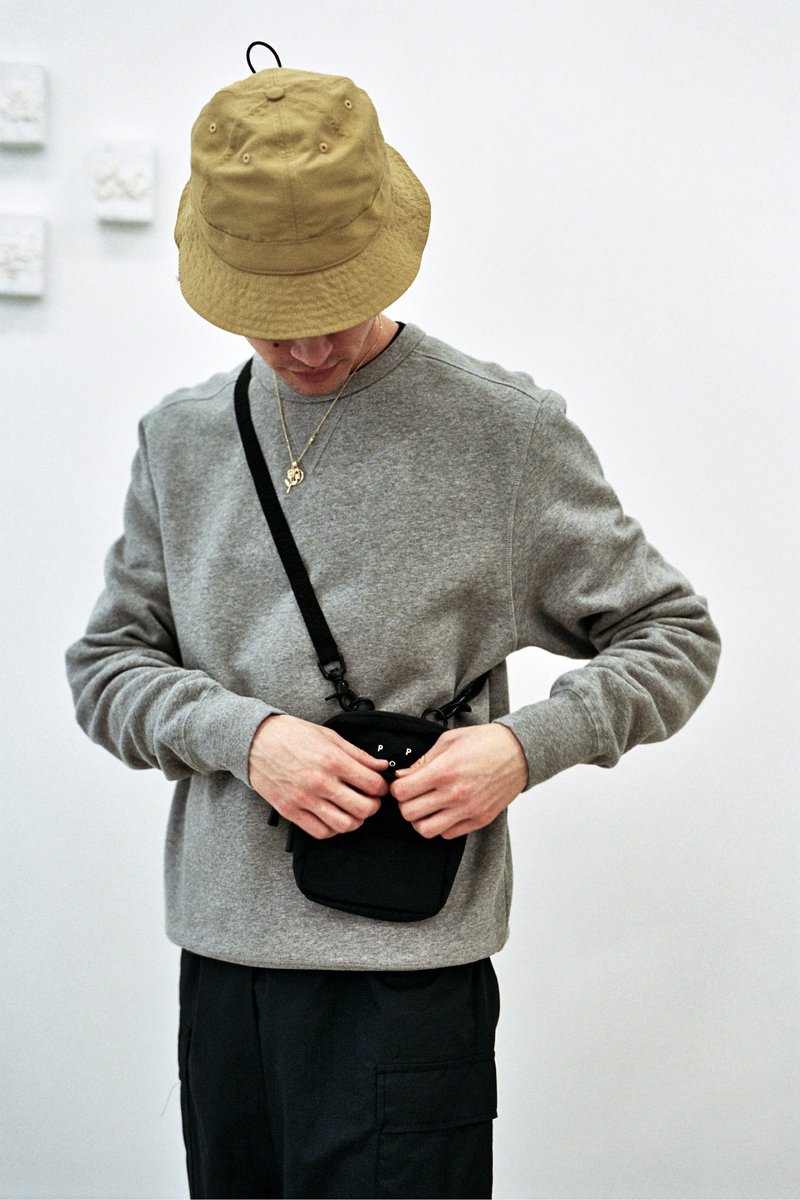 Pop Trading Company Passport Pouch - Black | Garmentory