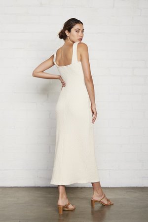 halter neck dress midi Olive Satin Halter Neck Side Split Midi Dress – AX Paris