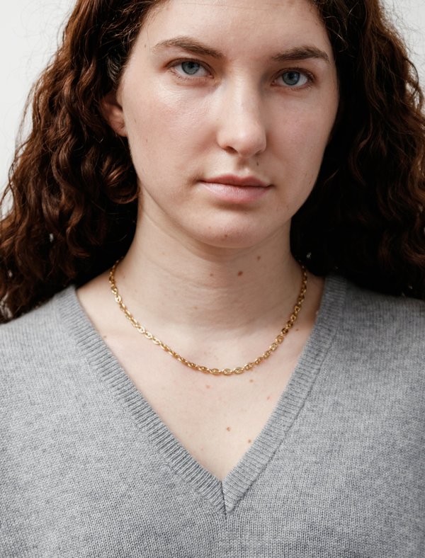 All Blues Coffee Beans Short Necklace - Gold | Garmentory
