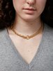 All Blues Double Short Necklace - Gold - Thumbnail 1