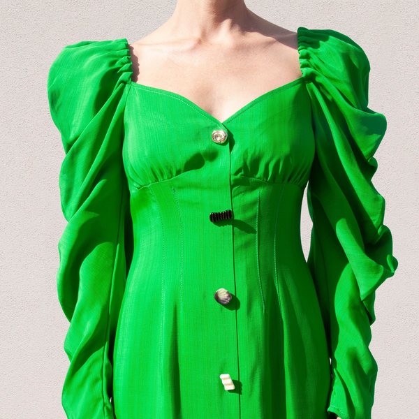 rejina pyo green dress REJINA PYO Erin Dress I ICON