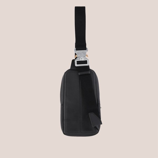 1017 ALYX 9SM Small Pebbled Leather Crossbody Bag - Black | Garmentory