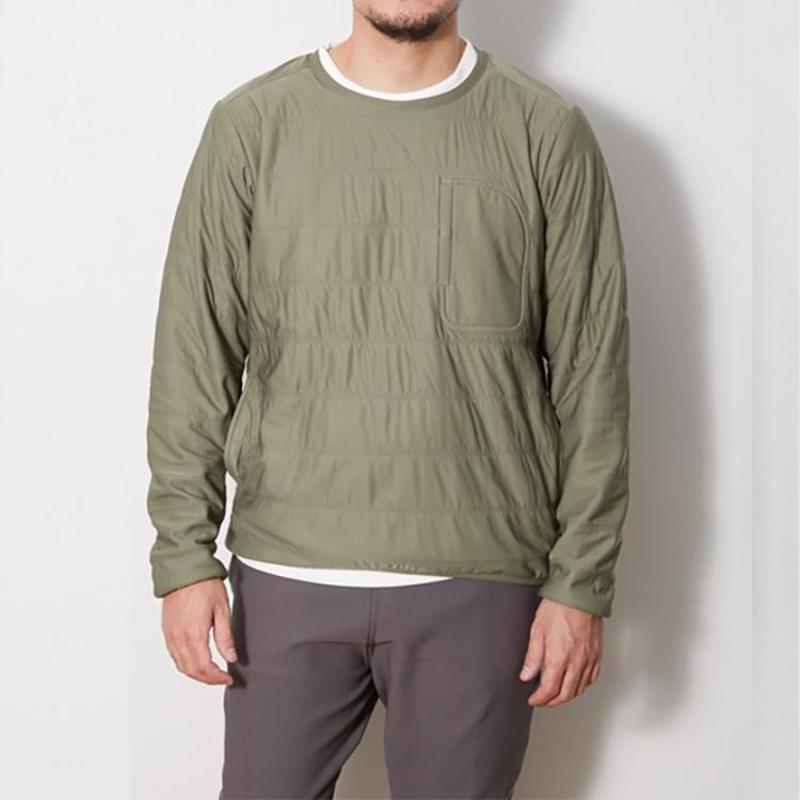 Snow Peak Flexible Insulated Pullover - Olive Green | Garmentory