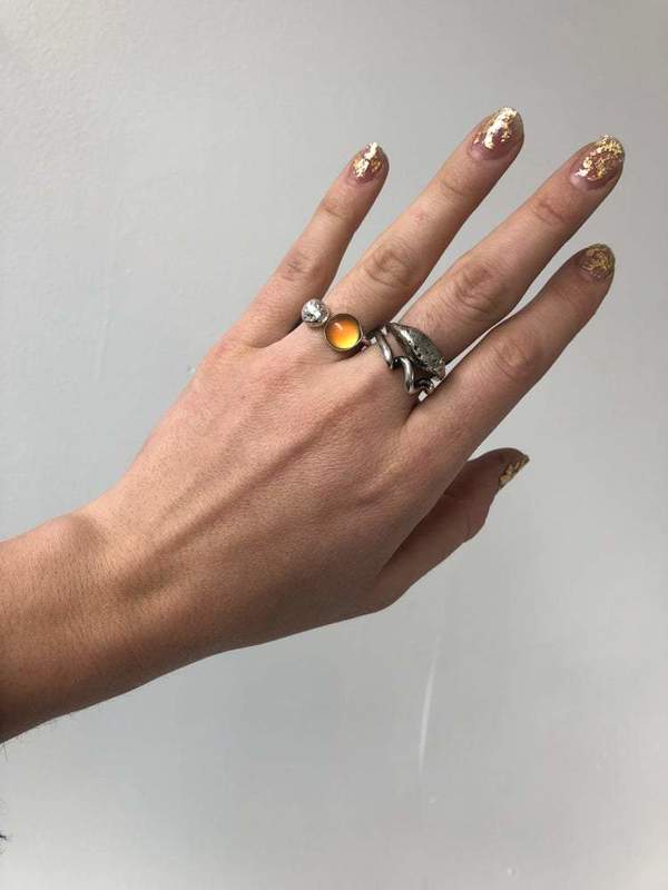 Lane Walkup fish ring - silver Lane Walkup fish ring - silver