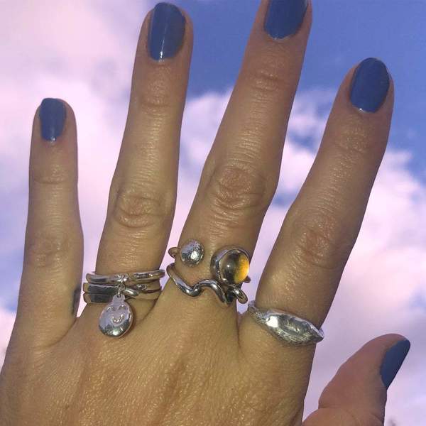 Lane Walkup fish ring - silver Lane Walkup fish ring - silver
