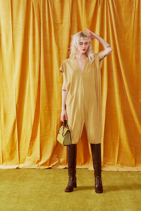 Miranda Bennett Everyday Silk Noil Jumpsuit Miranda Bennett Everyday Silk Noil Jumpsuit