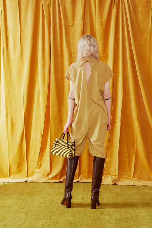 Miranda Bennett Everyday Silk Noil Jumpsuit Miranda Bennett Everyday Silk Noil Jumpsuit
