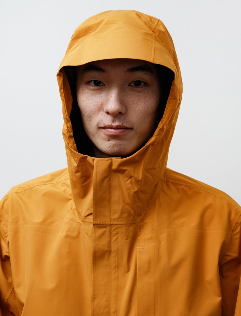 Norse Projects Fyn Shell Goretex 2.0 Rain Jacket - Cadmium Orange