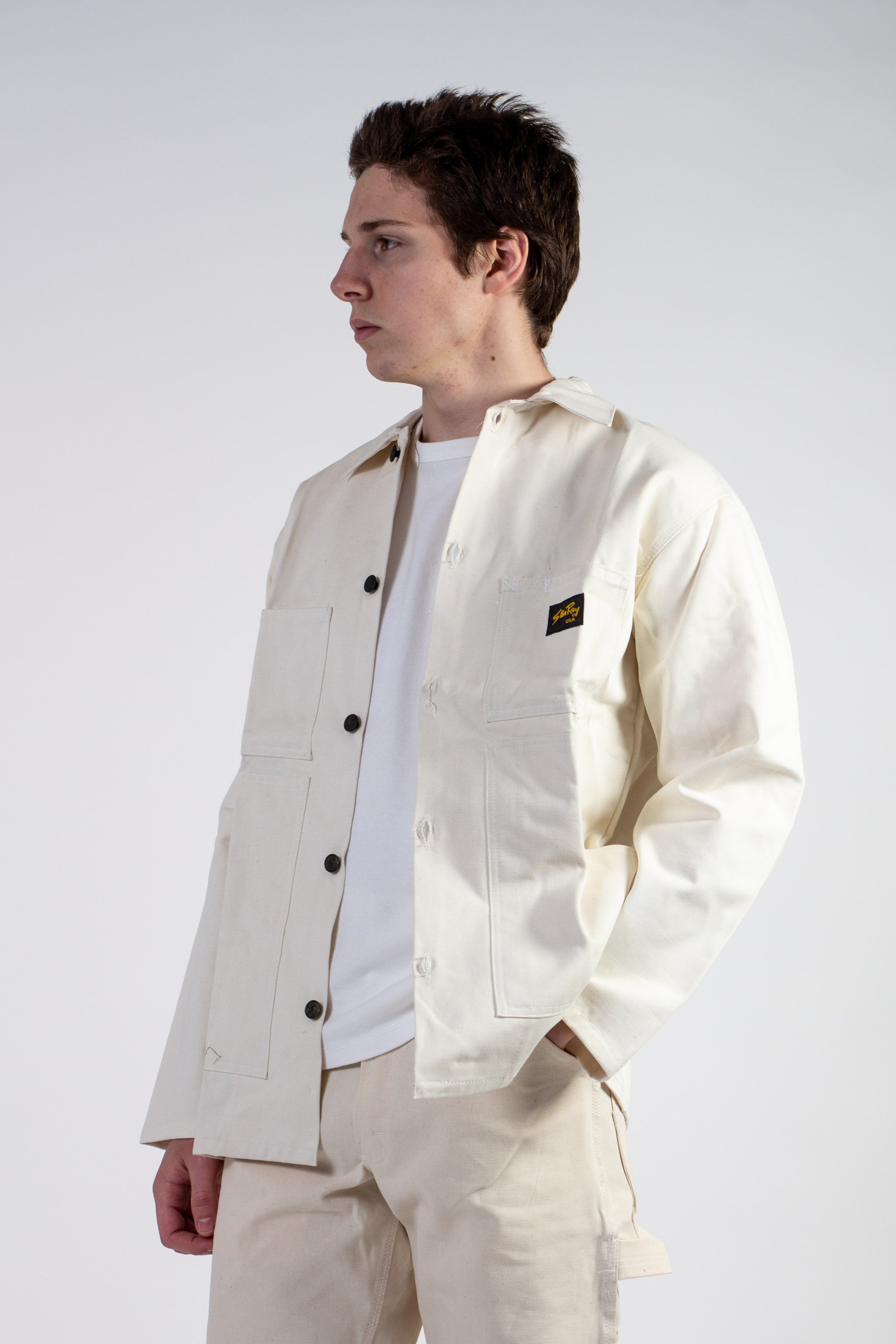 Stan Ray Drill Work Jacket Natural Garmentory