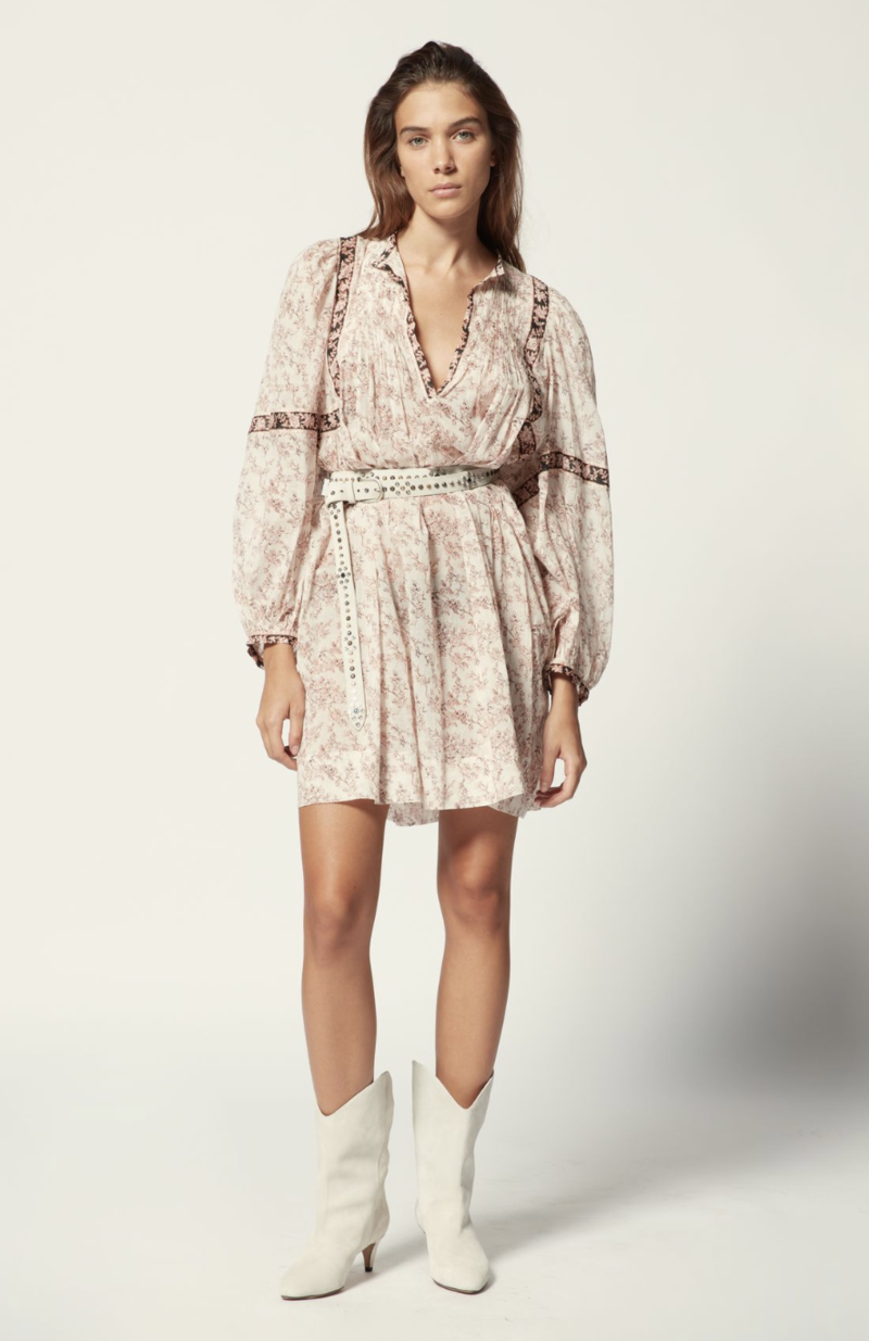 Isabel Marant Étoile Virginie Dress - Ecru | Garmentory