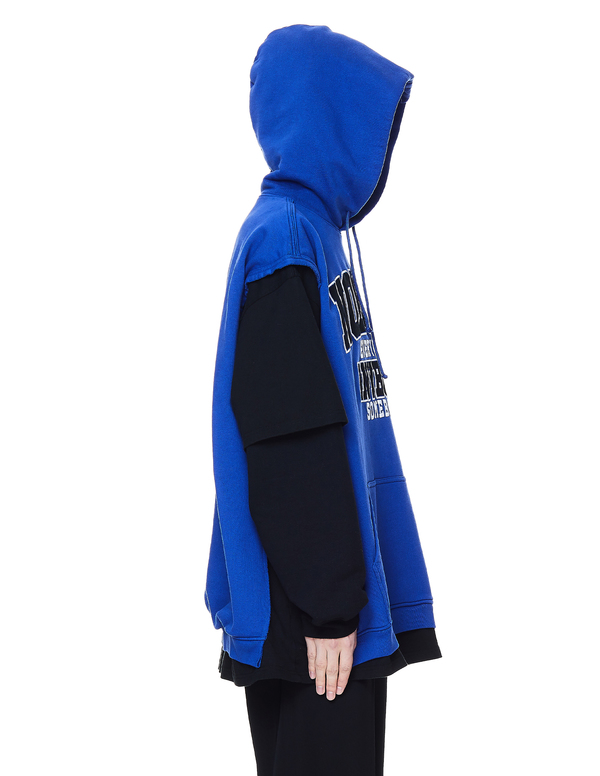 【希少】VETEMENTS Layered Hoodie 20ss NOBODY 希少】VETEMENTS Layered Hoodie 20ss NOBODY