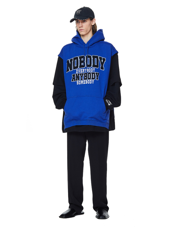 【希少】VETEMENTS Layered Hoodie 20ss NOBODY 希少】VETEMENTS Layered Hoodie 20ss NOBODY