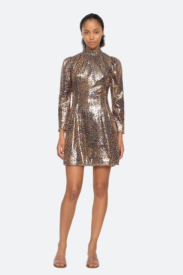 slim fit dress slacks Luxury Sequin Mini Dress | Little Girls Formal Dress