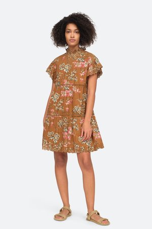 Sea NY Thea Dress - Orange | Garmentory Sea NY Thea Dress - Orange | Garmentory